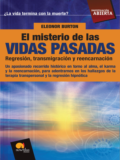 Title details for El Misterio de las Vidas Pasadas by Eleonor Burton - Available